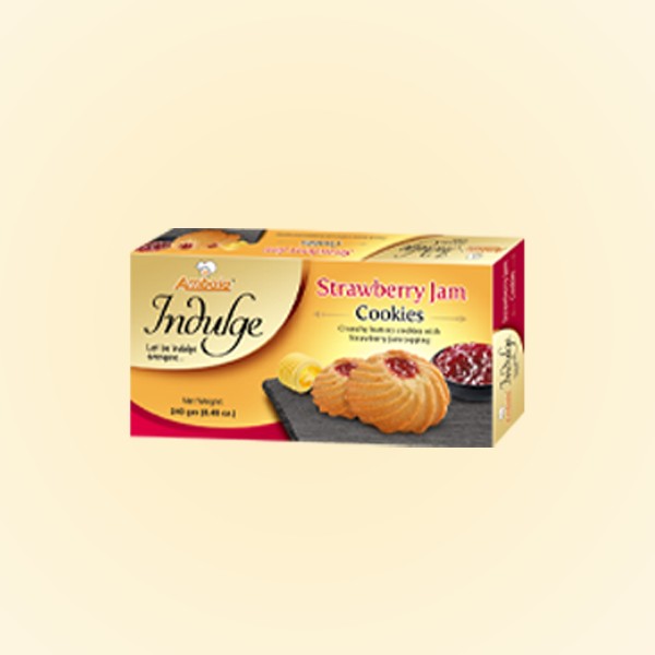 Indulge Strawberry Jam Cookies